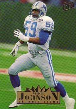 Mike Johnson Detroit Lions 1995 Ultra Fleer NFL #101